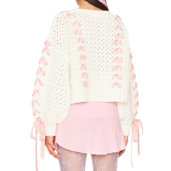 FOR LOVE AND LEMONS LAUREL CARDIGAN XXS - Picture 4 of 10